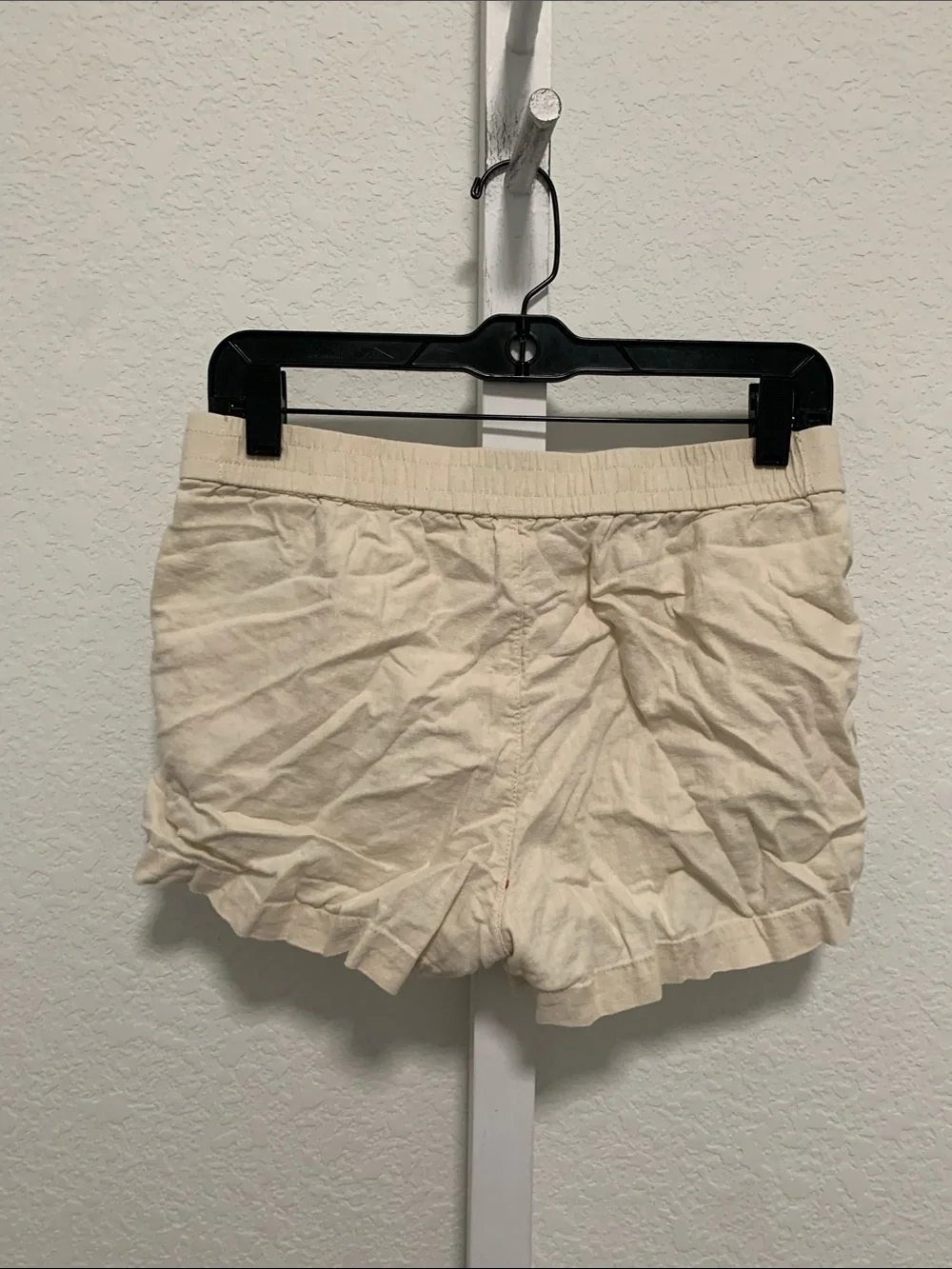 J. Crew Cream Linen Drawstring Casual Women’s Shorts